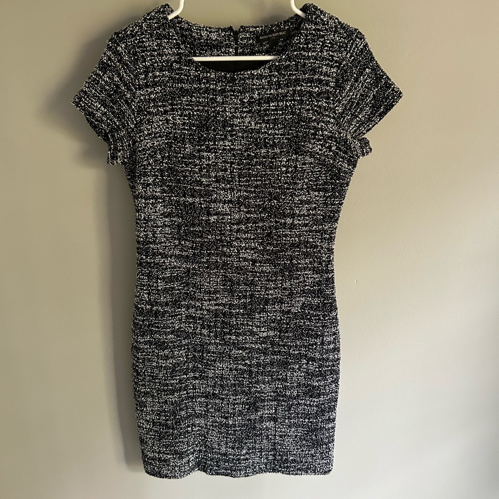 Black and White Twead Dress